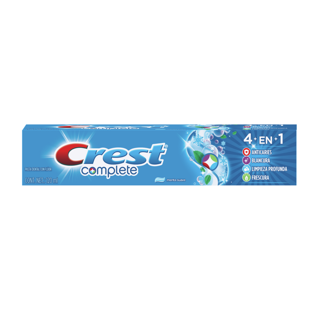 Pasta dental Crest complete 4 en 1 100 ml